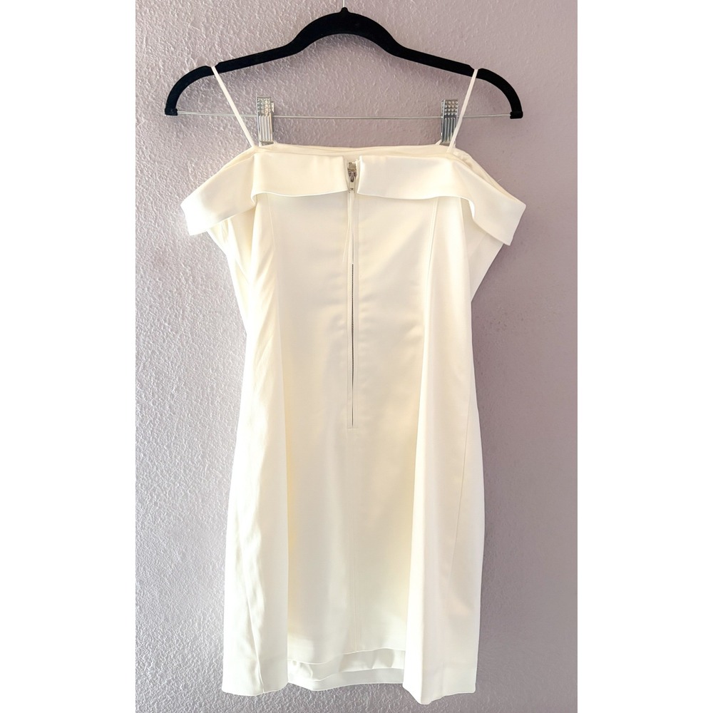 NWT Aritzia TEN Shimmer Satin Tube Dress Strapless Princess Seams Size 12 - Picture 6 of 6